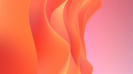 Backdrop of a ripple surface in gradient sunset colors, abstract and calming for an evening unwind, background, wallpaper, neon light, copy space