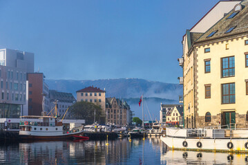 Alesund downtown views, Norway