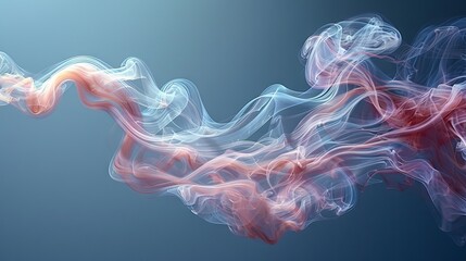 Obraz premium Abstract air and flowing waves going across the background. 