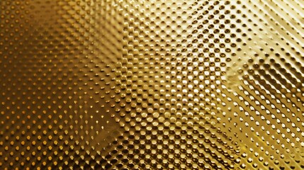 Shiny gold geometric metal texture adds elegance and sophistication, Ai Generated.