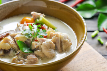 Thai food,Tom Kha Kai (Thai Chicken Coconut Soup) Tom Kha Kai, a popular and world-class food, an original Thai food concept.