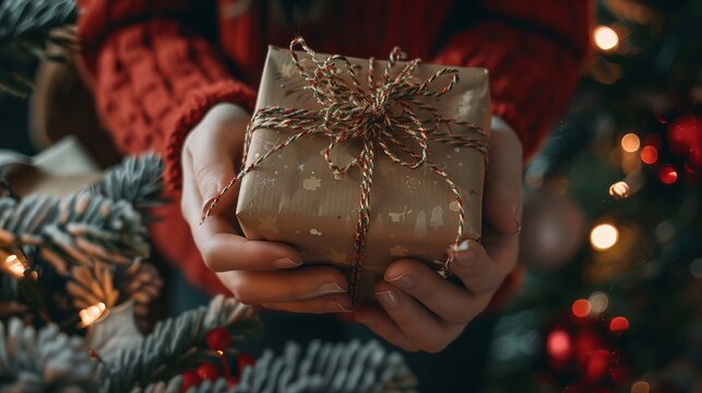 Get exclusive sneak peeks of our exciting holiday. New Years gift in his hand