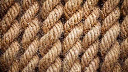 Thin rope texture design for business cards, flyers, tiles, and textile printing. Ai Generated.