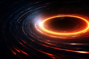 black hole,bright circle light,scifi concept,closeup