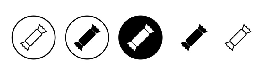 Candy icon vector isolated on white background. Candy vector icon