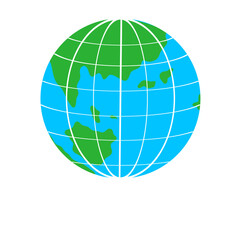 Globe Vector Icon Illustration 