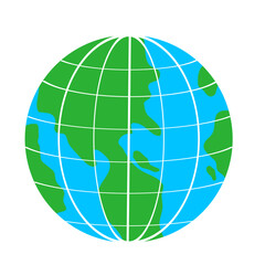 Globe Vector Icon Illustration 