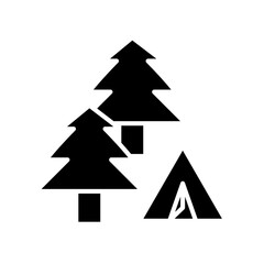 Obraz premium Camping icon