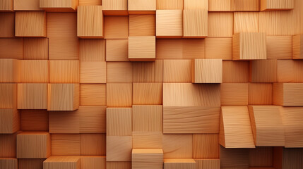 imagine An abstract composition of an empty wooden surface in a smooth maple color.