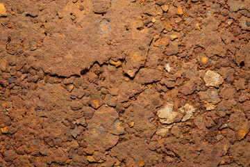 brown texture of very rusty iron