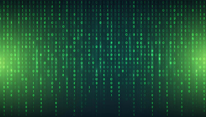 Abstract binary code background, Digital background for Computer Science, tech, AI, data, audio, graphics, IT, Data Science, Digital Media, Web Development, UX, Digital Marketing