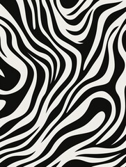 Simple lines, abstract animal motifs, monochrome elegance, highresolution seamless pattern for sophisticated ceramic art ,  vector and illustrations