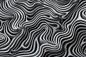 Obraz premium Simple lines wild embroidery, monochrome, highres seamless pattern for sophisticated ceramic decor , pattern