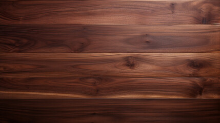 imagine A top-down view of an empty wooden panel in a deep walnut hue.