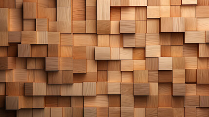 imagine An abstract composition of an empty wooden surface in a smooth maple tone.