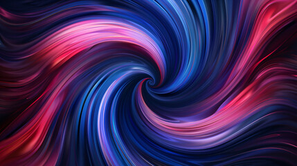 Obraz premium Bright hues combine to create a visually stunning psychedelic swirl backdrop.