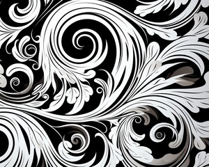 Fototapeta premium Simple lines, neon prints, monochrome glow, highresolution seamless pattern for stylish ceramic art , vector and illustrations