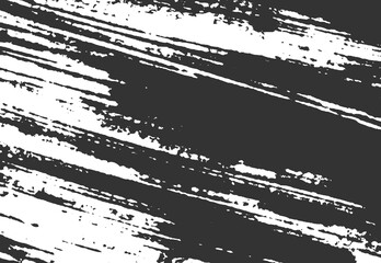 A grungy, brush, black and white texture. Vector. Dust Overlay Distress Effect