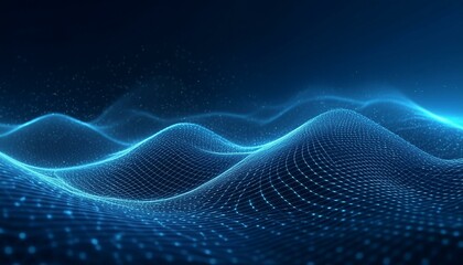 Animated or static backgrounds featuring particle waves that give a sense of motion, great 