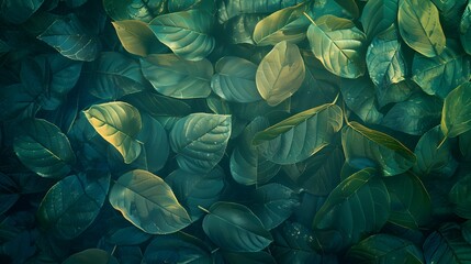 Tropical leaf background