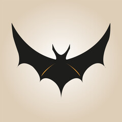 bat vector logo illustration