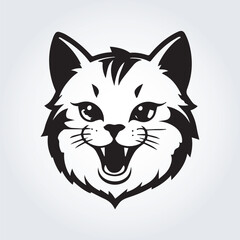 cute cat logo