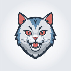 cute cat logo