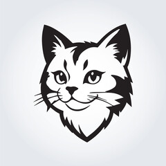cute cat logo