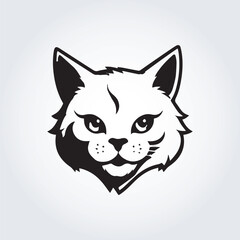 cute cat logo