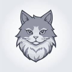 cute cat logo