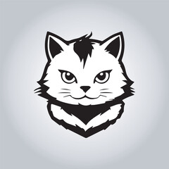 cute cat logo