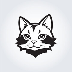 cute cat logo