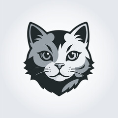 cute cat logo