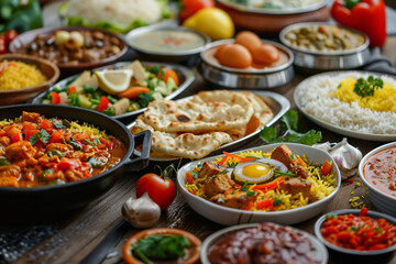 Fototapeta premium variety of culinary delights