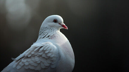 white pigeon 