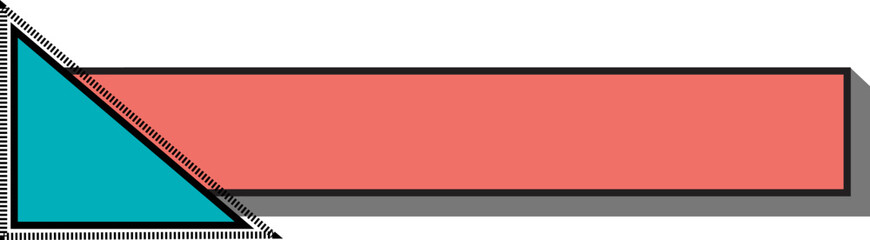 Obraz premium Textbox vector shape