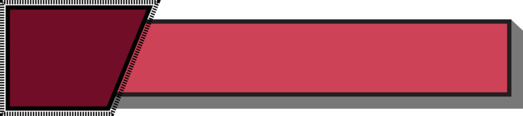 Obraz premium Textbox vector shape