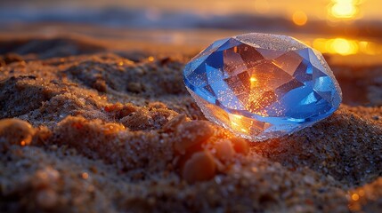 Cinematic Shimmer: A Study in Dazzling Gemstone Realism