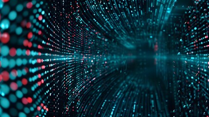 Naklejka premium Binary background