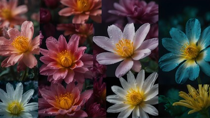 Obraz premium Explore our extensive collection of breathtaking flower photographs. From the vibrant hues of tropical blossoms to the delicate pastels of common garden flowers, our images capture the stunning divers