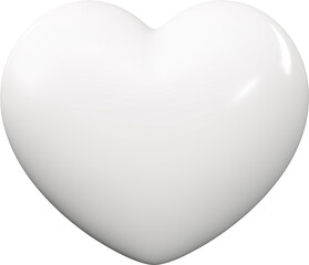 rounded 3d write gradient heart, view from above, isolated on a transparent background, high detail, ultra realistic, photo realistic. valentine, mother's day, wedding.