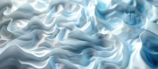 Obraz premium macro portrait of paper folds in geometric shapes, 3d effect for abstract background