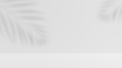 3D rendering abstract white background