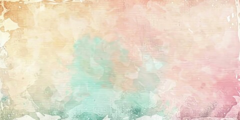 Obraz premium A pastel watercolor fusion perfect for a soft dreamy background