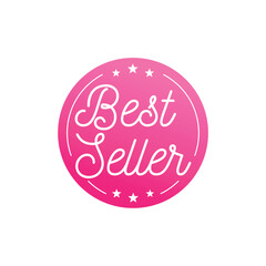 Best seller icon, Top selling badge label design template