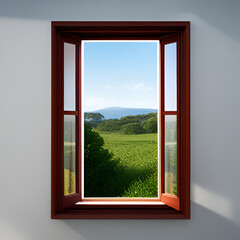window, frame, weather, border, wall, interior