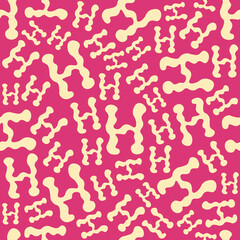Abstract Letter H Vector Seamless Pattern