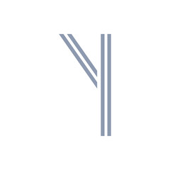 Monogram Y. Design vector Y logo. Monogram initial letter mark Y logo design. Monogram design vector logo. Monogram initial letter mark Y logo design. Simple Y monogram. Monogram Y design logo