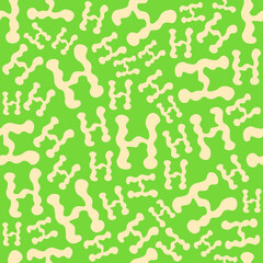 Abstract Letter H Vector Seamless Pattern