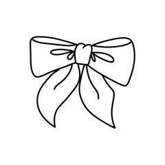 Ribbon bow doodle 
